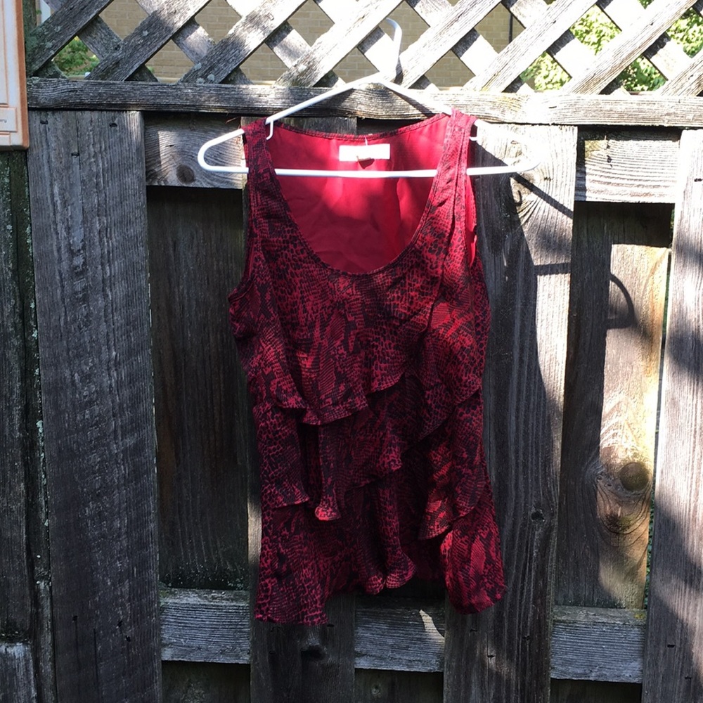 Animal print MICHAEL KORS sleeveless top